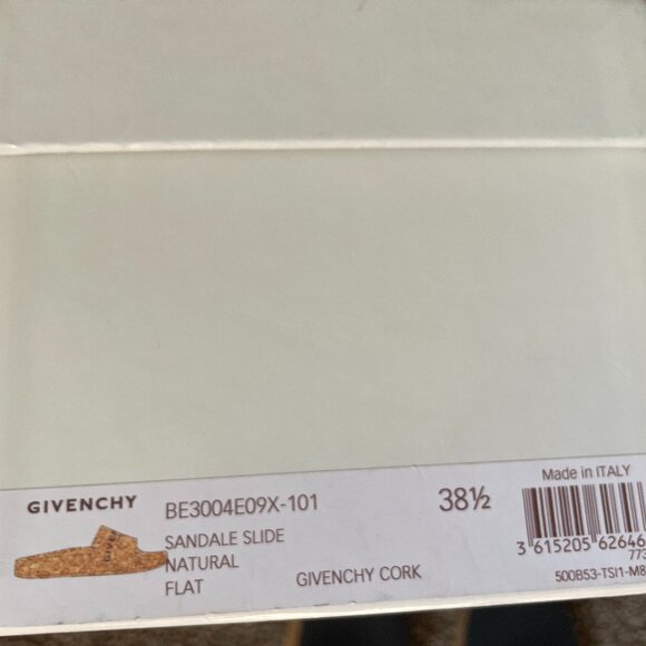 Authentic Tan Givenchy Slides - Size 38.5 - Picture 3 of 5